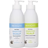 MooGoo Milk Shampoo &amp; Cream Conditioner Set (2x16.9 Fl Oz), Sensitive Scalp | Psoriasis, Eczema, Dry &amp; Itchy Scalp, Natural, Suitable for All Ages &amp; All Hair Types, Sulfate, Silicone &amp; Paraben Free