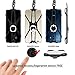 SHANSHUI Phone Lanyard, 2 in 1 Detachable Neck Strap Silicone Case Holder with Ring Stand Grip Compatible with iPhone, Samsung Galaxy and Most Smartphones (Black)
