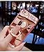 iPhone 6S Case,iPhone 6 Case, PHEZEN Luxury Crystal Rhinestone Soft TPU Rubber Bumper Case Bling Diamond Glitter Makeup Mirror Back Case with Ring Stand Holder for iPhone 6/6S (4.7 inch), (Gold)