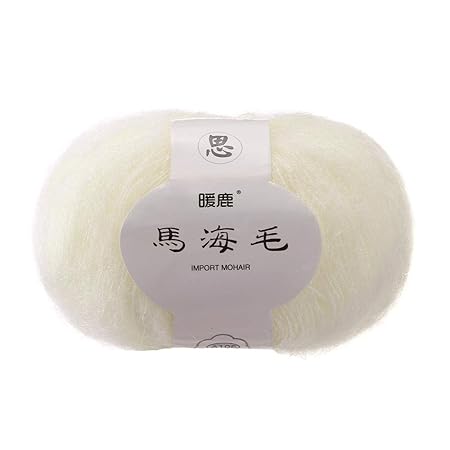 TAOtTAO Wool Yarn Weiches Mohair Stricken Wolle Garn DIY Schal Schal häkeln Thread Supplies (A1)