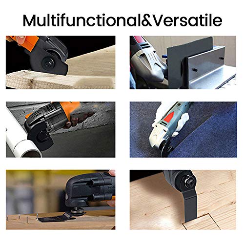 72 Piece Assorted Oscillating Tool Blades Oscillating MultiTool Quick