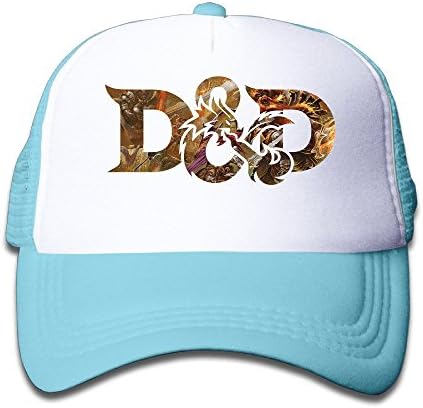 TIKE Youth Baby Cap Hats Dungeons And Dragons Game Logo Fans Adjustable SkyBlue