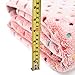 PAWZ Road Pet Dog Blanket Fluffy Fleece Fabric Soft and Cute Warm Dot Print Blanket Washable for Cats and Dogs Pink M:104 * 78cm