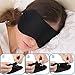 Silk Sleep Mask, Semboh Natural Eye Mask for Sleeping, Super-Smooth Eye Cover for Woman & Man Block Light 99% with Invisibility Nose Baffle