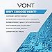 LED String Lights, Fairy Lights for Bedroom, Decorative Lights for Your Home, Hanging Lights For Room, Elegant Rope Lights Suitable for Christmas, Weddings, Parties Waterproof (33' 100 LEDs) - Vont