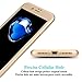 iPhone 7 Plus Case, Coocolor [Perfect Fit] 360 Degree All-around Ultra Thin Full Body Coverage Protection Dual Layer Hard Slim Case + Tempered Glass Screen Protector For iPhone 7 Plus-Gold