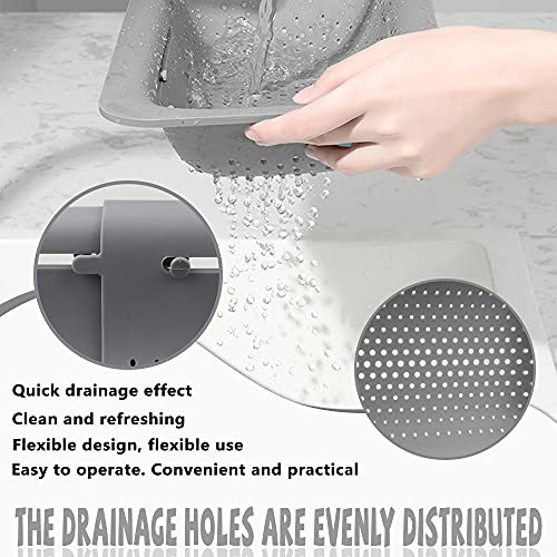 WFPLUS Sink Colanders and Strainers Basket, Collapsible Colander, Kitchen Retractable Strainer