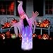 YUNLIGHTS 8FT Halloween Inflatables, Blow up Halloween Inflatable Ghost with Build-in Colorful LED Lights for Outdoor Indoor Home Garden Yard Lawn Party Holiday Halloween Decoration