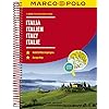 MARCO POLO Reiseatlas Italien 1:300 000: mit Europa 1:4 500 000: Wegenatlas 1:300 000 Spiral-bound – 3 maart 2020