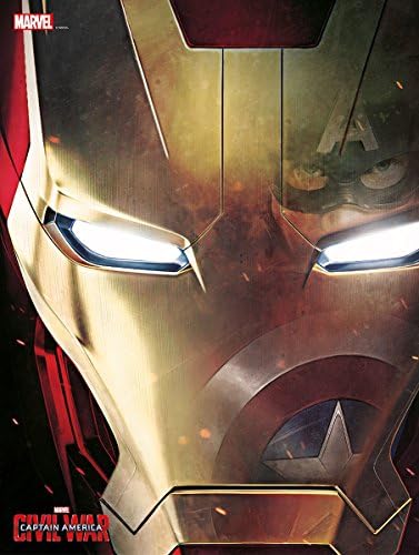 Captain America: Civil War Iron Man Glass-poster (12"x16")