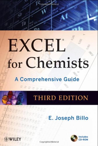 Excel for Chemists - A Comprehensive Guide with CD-ROM 3e