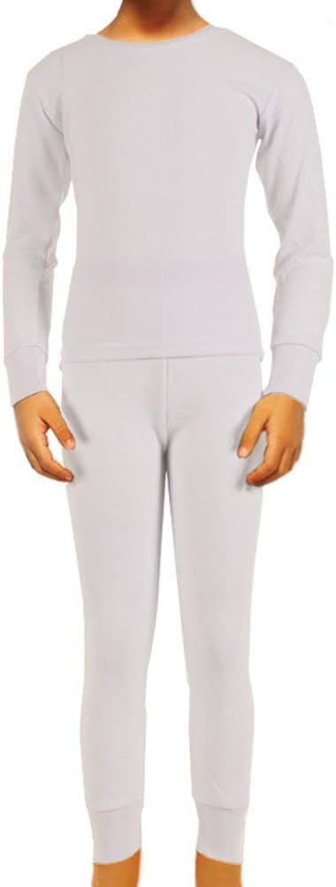 Boy's 100% Cotton Thermal Underwear Two Piece Set