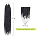 Senegalese Twist Crochet Hair 14 Inch 6 Packs Pre Looped Crochet Hair for Black Women Mini Havana Twist Crochet Braids (1B)