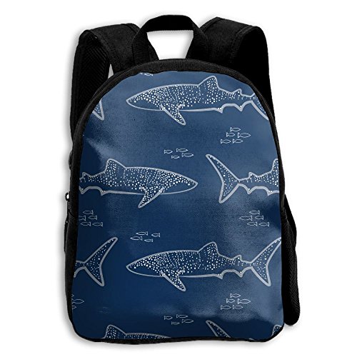 Shark Art Kid Boys Girls Toddler Pre School Backpack Bags Lightweight