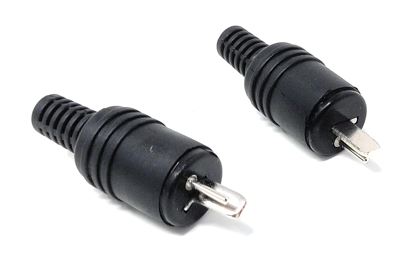 DRUT 2pcs. 2 Pin Speaker DIN Jack Male HiFi Connectors, Screw Terminals, Cable Adapter, Screw Terminals Connections