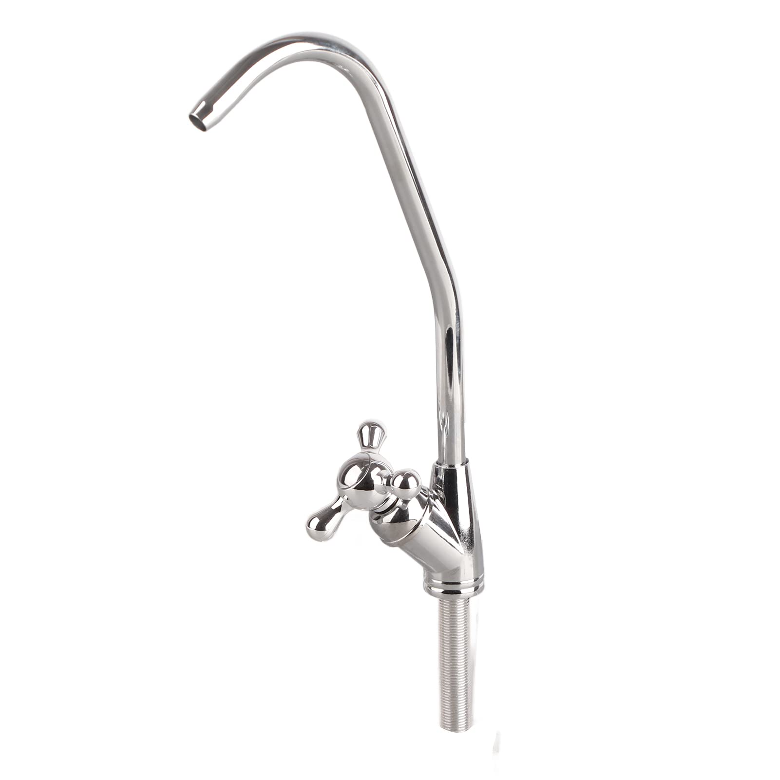 Kitchen Water Purifier Faucet, Reverse Osmosis Ro Drinking Water Filter Faucet Zinc Alloy Chrome Plated Direct Drinking Water Faucet