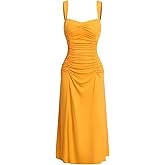 RIHOAS Women Sweetheart Neck Dress Formal Knit Bodycon Sleeveless Casual Midi Dress