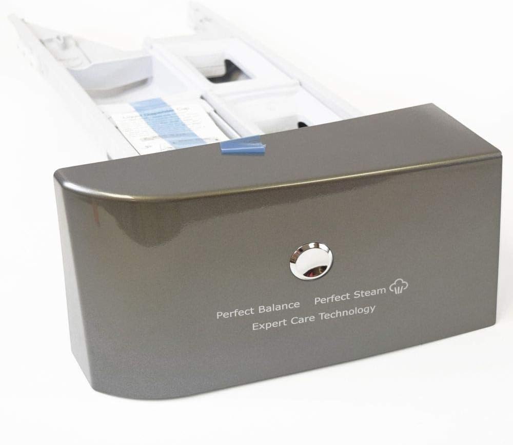 137316435 Washer Dispenser Drawer Assembly Genuine Original Equipment Manufacturer (OEM) Part Titanium