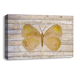 Canvas Wall Art Colorful Butterfly Painting Artwork...