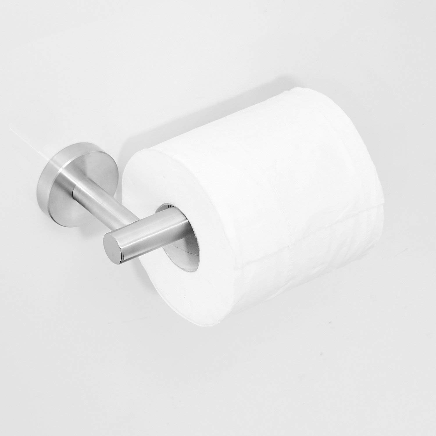 Leekayer 3-Piece Bathroom Accessory Set SUS 304 Stainless Steel Rustprof Toilet Paper Holder Towel Bar/Holder Robe Hook Wall Mount - Image 5