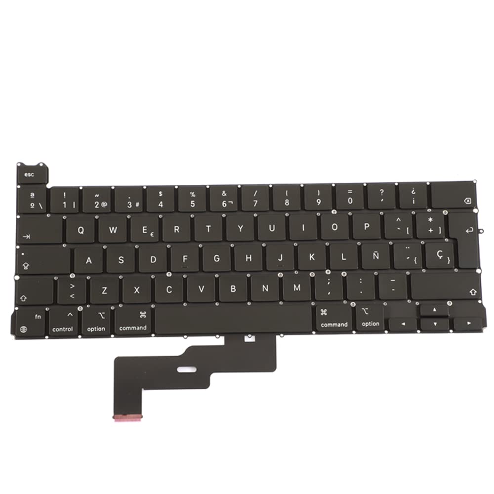 OLVINS SP Spanish Keyboard for MacBook Pro Air Retina 13 Inch A2338 Keyboard Azerty Late 2020 EMC 3578 M1