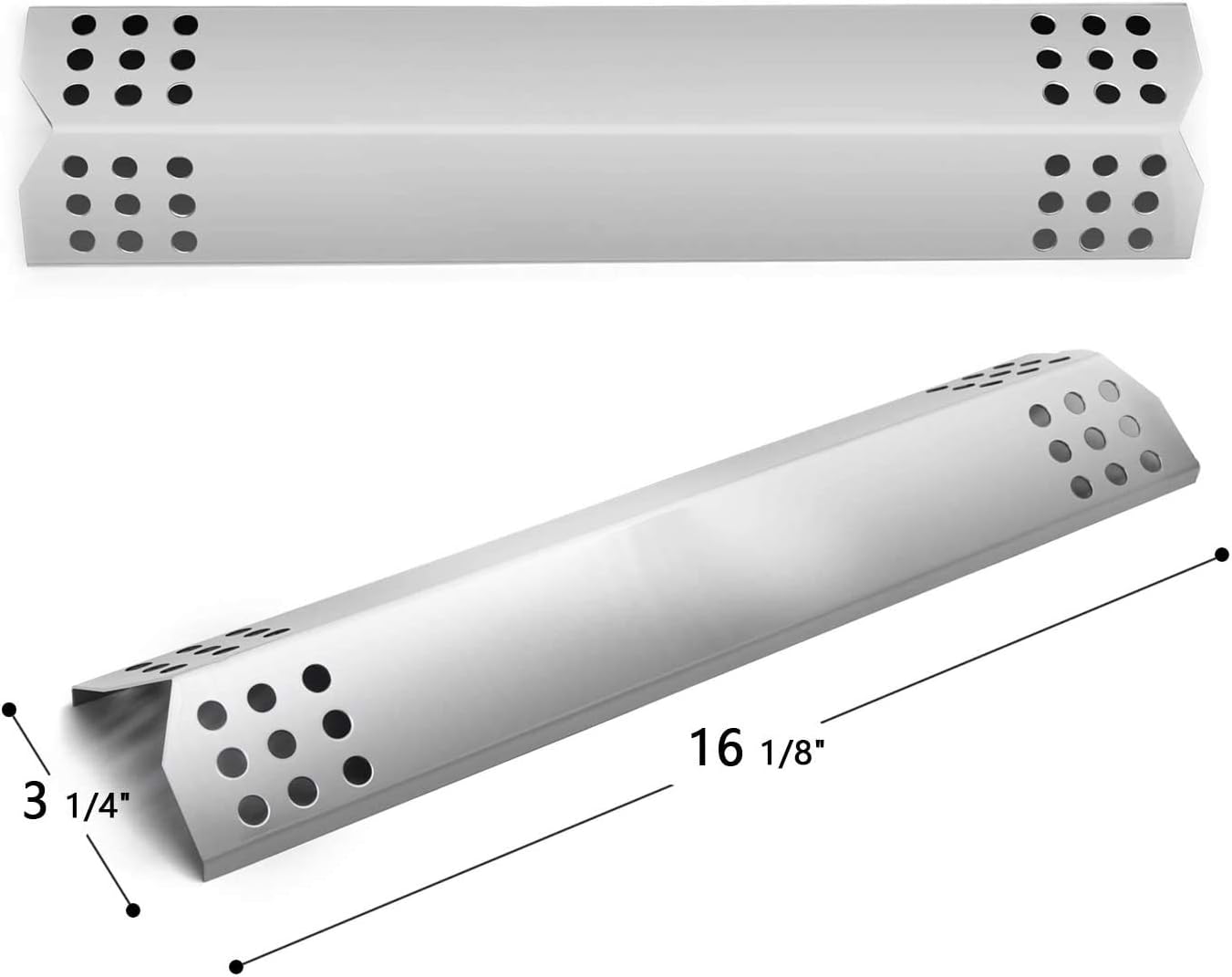 Hongso Stainless Steel 5 Burners Pipe Tube and 5 Heat Plates Shield Tent Repair Kit Replacement Parts for Jenn-Air Gas Grill 720-0709, 720-0709B, 720-0727, Kitchen Aid 720-0709C, SBE6415-SPG4515 : Garden & Outdoor
