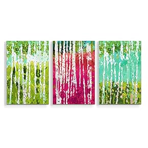 3 Panel Canvas Wall Art Silver Birch Pictures Home Wall Decorations for Bedroom Living Room Paintings Canvas Prints Framed - 16"x24" x 3 Panels