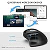 TECKNET-Ergonomic-Rechargeable-Mouse-24G-Wireless-Vertical-Mouse-with-5-Adjustable-DPI-8001200160020002400-for-Computer-Laptop-Black TECKNET Ergonomic Rechargeable Mouse, 2.4G Wireless Vertical Mouse with 5 Adjustable DPI (800/1200/1600/2000/2400) for…