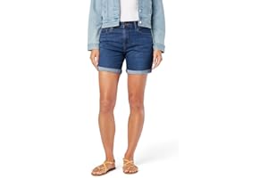 Levi Strauss Signature Gold Women's Mid-Rise Shorts Stretch Denim (Available in Plus Size)