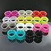 Piercing Area 11 Pairs Thin Silicone Flexible Ear Expander Kit Tunnels Plugs Earlets Earskin Hollow Body Piercing 11 Colors 14MM