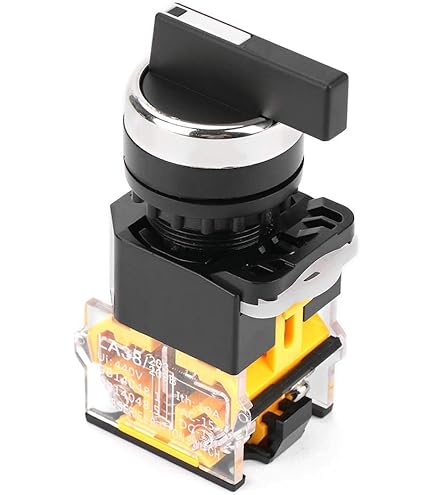 Momentary Rotary Switch, Akozon 22mm 3 Position Auto Reset