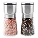 Premium Pepper Grinder, Heavy Duty Glass Jar with Stainless Steel Adjustable Ceramic Salt Grinder, Make your food Great Again!