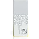 AHMED Musk & Roses 50mL Sensual Perfume for Women and Men with Sandalwood, Oud, Cedar Base blended with a Fresh Fruity Top by Al Maghribi Arabian Oud