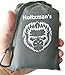 Holtzman's Mini Pocket Blanket for Hiking Picnic Beach Camping Ultralight & Compact (Grey)