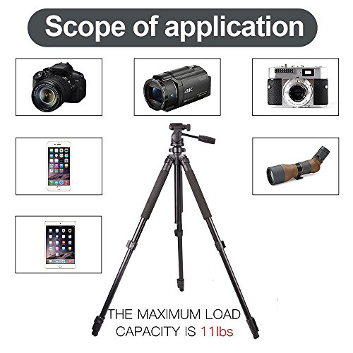 Gosky Tripod Travel Portable Tripod for Spotting scopes, Binoculars