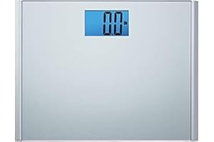 EatSmart Precision Plus Digital Bathroom Scale, 440 lb Capacity, Ultra-Wide Platform with Step-On Technology, Accurate Body Weight Scale, Grey