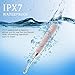 Premium Sonic Electric Toothbrush Set For Men & Women - IPX7 Waterproof Wireless Rechargeable Toothbrush W/Base & Replacement Head - Four Brushing Modes - Pink Color - User Guide Included