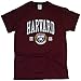Harvard University Arched Block with Crest Tee Crimson New York Fashion Police S