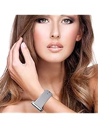 Lesampo Bands for Apple Watch Band 38mm 42mm,Fit for Apple Watch Series4 40mm 44mm Sport Bands,Compatible with IWatch Bands Series 4 3 2 1 Wristband,Soft Silicone Strap