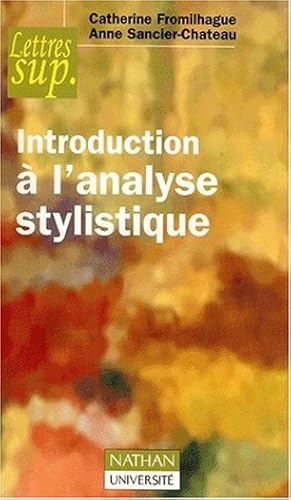 Download Introduction à l'analyse stylistique PDF