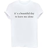 YITAN Letter Print Short Sleeve O Neck Women T Shirt Top