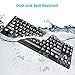 VicTsing Mechanical Gaming Keyboard, Wired Gaming keyboard with Blue Switch, 87 Keys Keyboard for Desktop Computer Attached Key Puller-Black