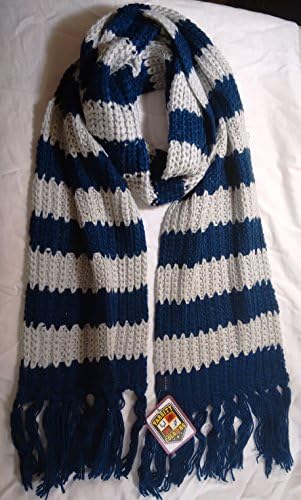 Team Colors Scarf University, College, and Football Team Colors! (Blue and Grey Style 2)