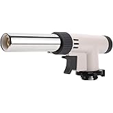 CORKAS Butane Torch, Professional Refillable Kitchen Torch, Adjustable Flame Blow Torch for Desserts, Creme Brulee, DIY Solde