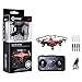 Contixo Mini Pocket Drone 4CH 6 Axis Gyro RC Micro Quadcopter with 3D Flip, Intelligent Fixed Altitude (Hover Mode) (Red)