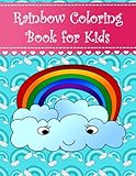 Rainbow Coloring Book for Kids: Big, simple and easy Rainbow coloring book for kids, girls and toddlers. Large pictures with cute rainbows, stars, ... wings. (Coloring Books for Kids) (Volume 7) by Brothergravydesigns