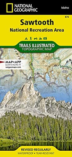 Sawtooth National Recreation Area Map (National Geographic Trails Illustrated Map, 870)