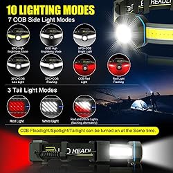 LED Headlamp Flashlight, Super Bright Headlamp