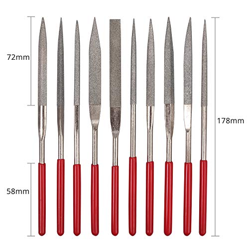 AUTOUTLET Glass & Ceramic Tile Nippers Cutter Pliers with 10 PCS 7inch Diamond Coated Handle Grinding Tool kits,Premium Carbide Cutting Wheels and Comfort Grip Handle