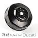 KiWAV Oil Filter Cap Wrench for DUCATI oil filters with 76mm x 8 flutes